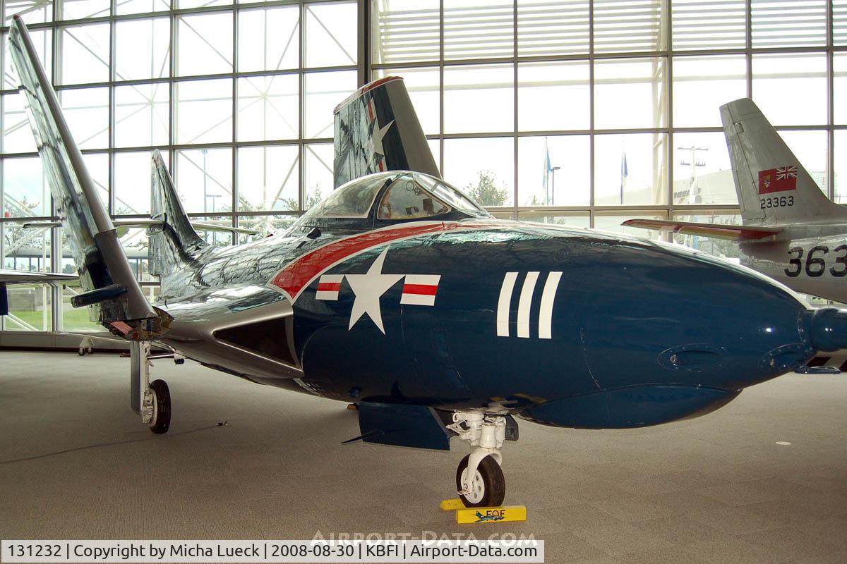 131232, 1954 Grumman F9F-8 (F9-J) Cougar C/N Not found 131232, At the Museum of Flight