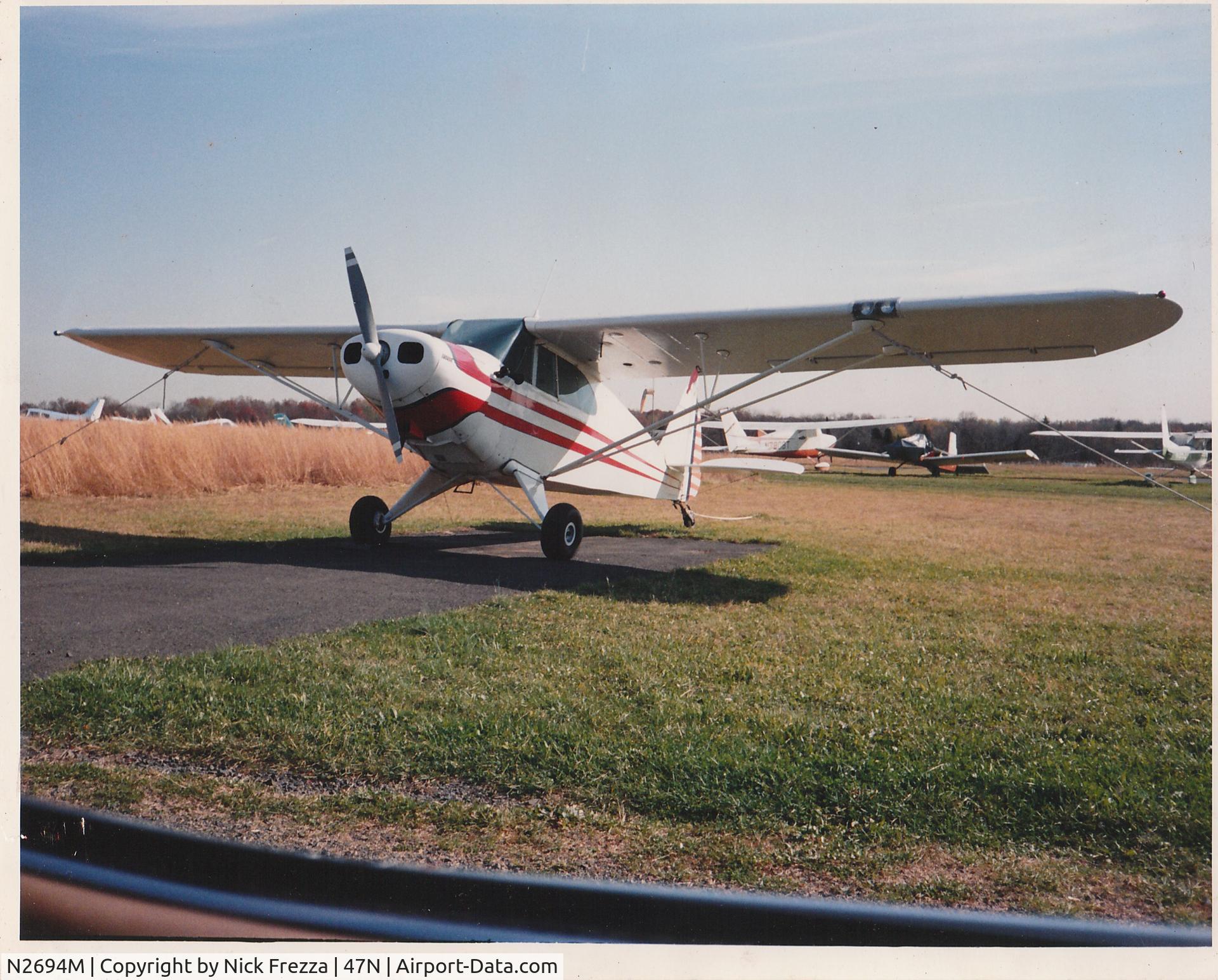 N2694M, 1946 Piper PA-12 Super Cruiser C/N 12-1206, PA-12 N2694M I owned 1990 - 1992