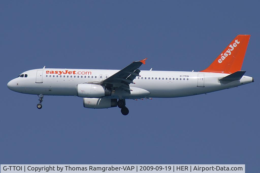G-TTOI, 2003 Airbus A320-232 C/N 2137, EasyJet Airline Airbus A320