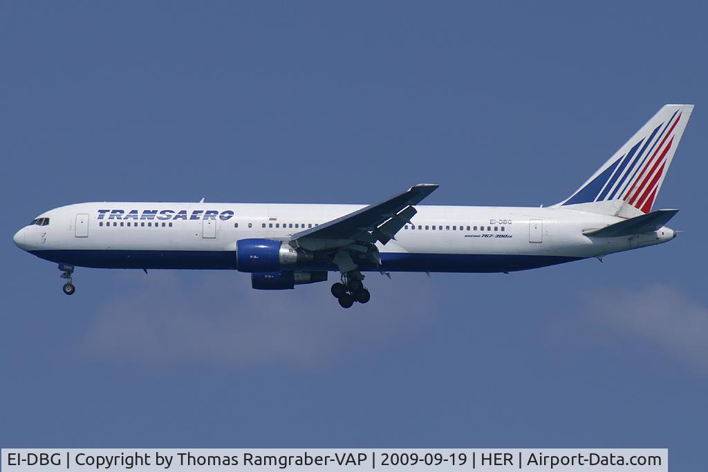 EI-DBG, 1991 Boeing 767-3Q8/ER C/N 24746, Transaero Airlines Boeing 767-300