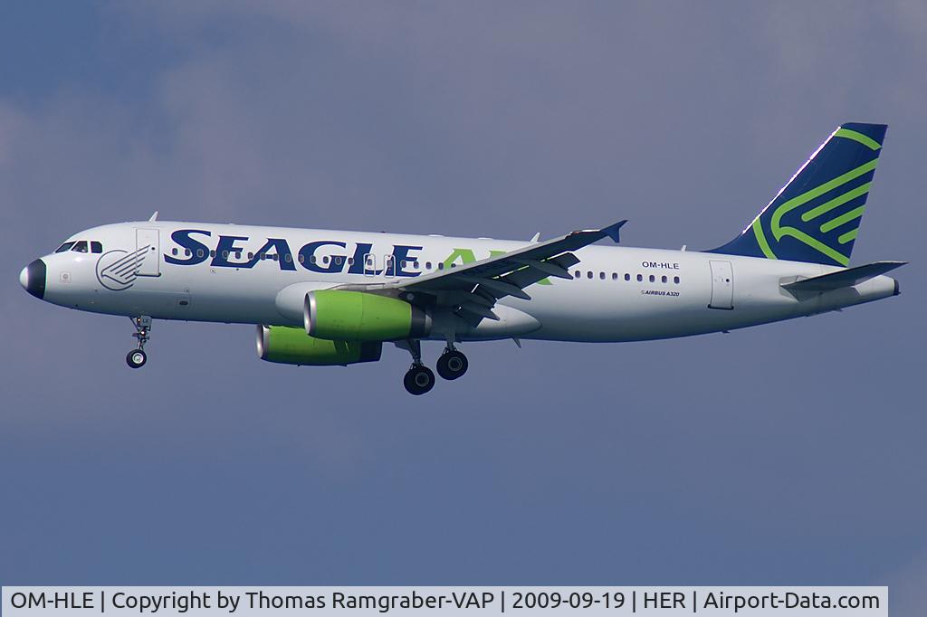 OM-HLE, 1993 Airbus A320-232 C/N 453, Seagle Air Airbus A320