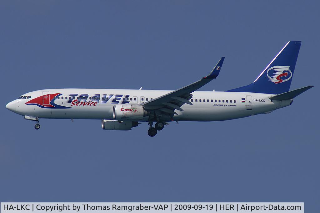 HA-LKC, 1999 Boeing 737-8K5 C/N 27991, Travel Service Boeing 737-800