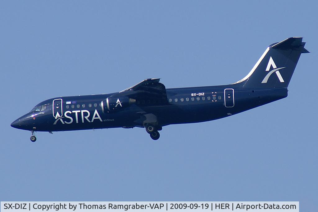 SX-DIZ, 1991 British Aerospace BAe.146-300 C/N E3206, Astra Airlines BAe 146
