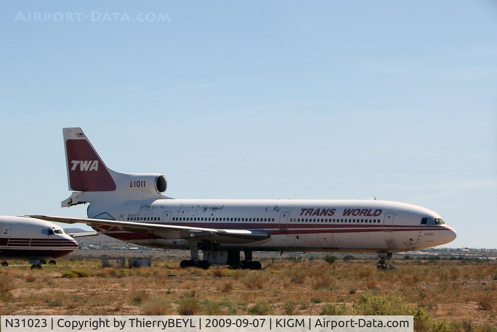 N31023, 1974 Lockheed L-1011-385-1 TriStar 50 C/N 193B-1080, Stored at Kingman Airport (AR)