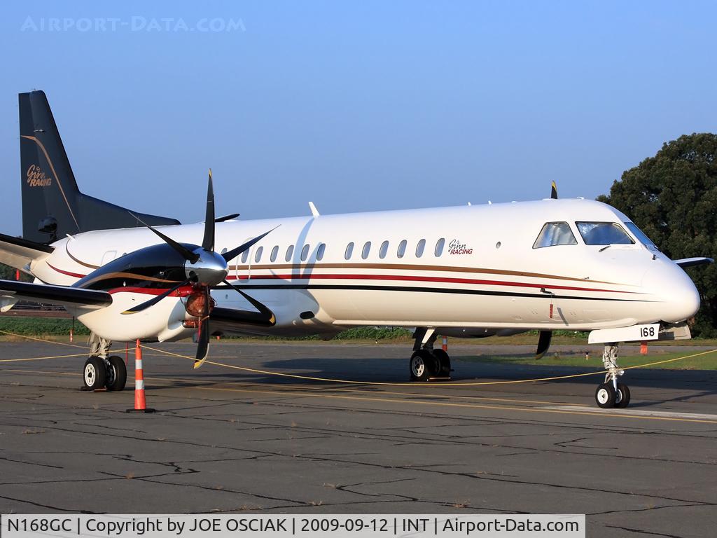 N168GC, 1996 Saab 2000 C/N 2000-031, On display at Winson-Salem