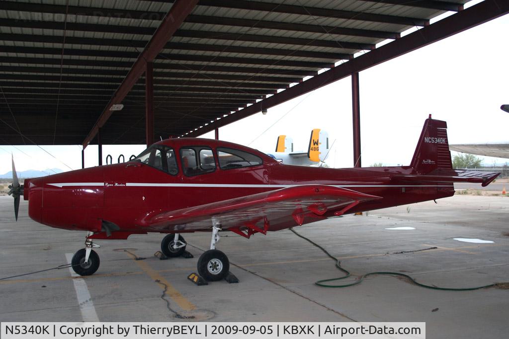 N5340K, 1950 Ryan Navion B C/N NAV-4-2240B, Stationed at Buckeye Municipal Airport (AR)