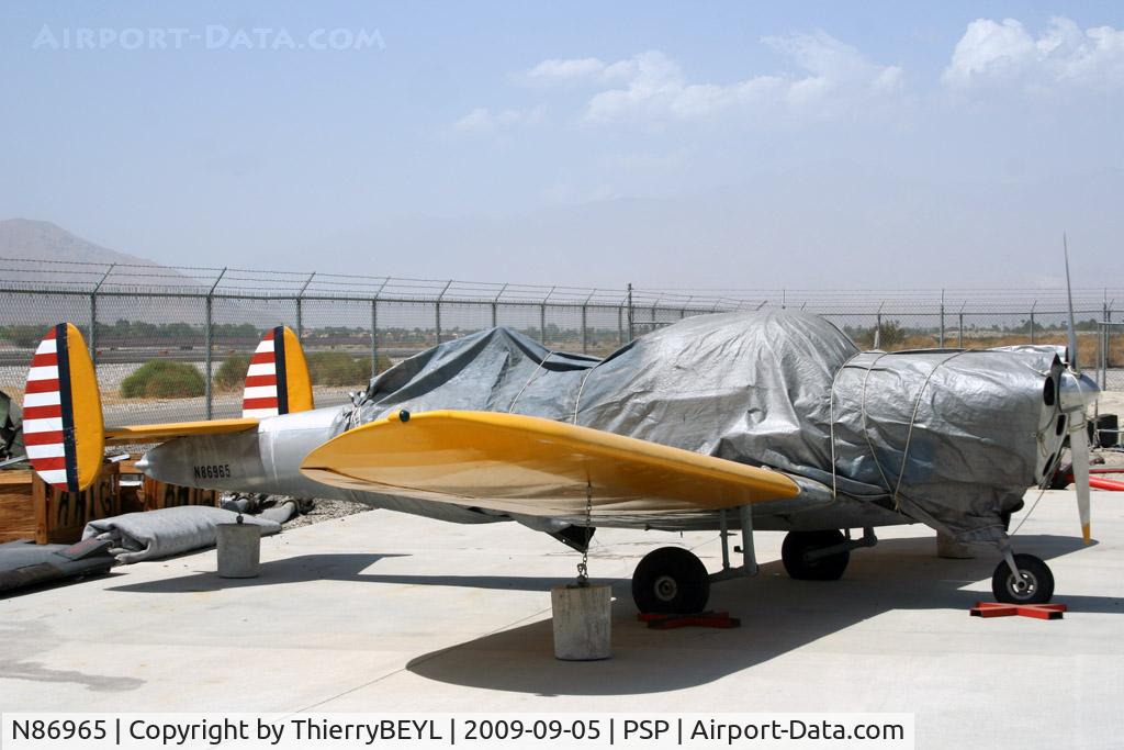 N86965, 1945 Erco 415C Ercoupe C/N 138, Seen behind the Palm Springs Air Museum