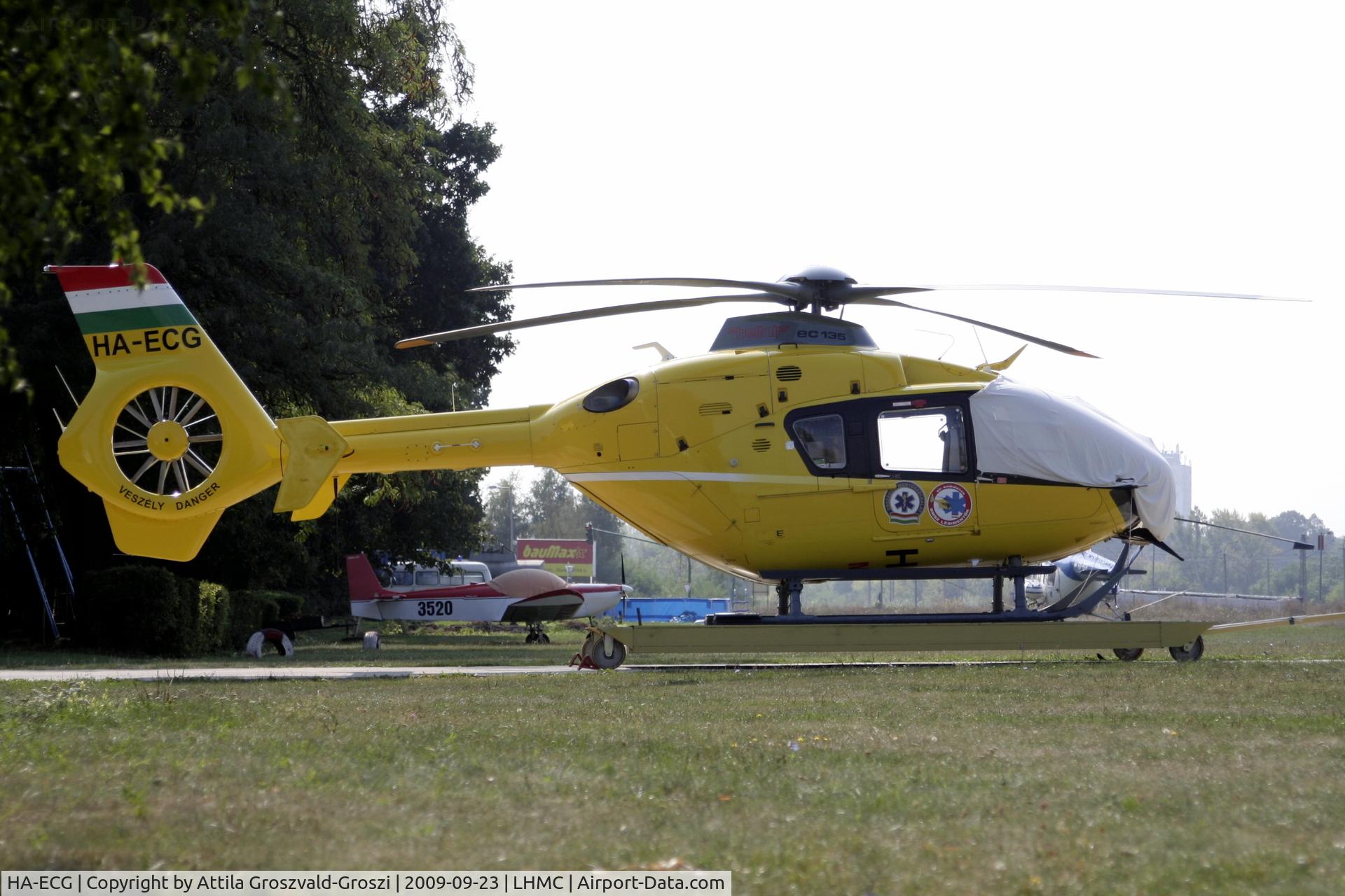 HA-ECG, 2005 Eurocopter EC-135T-2 C/N 0387, Miskolc Airport - Hungary