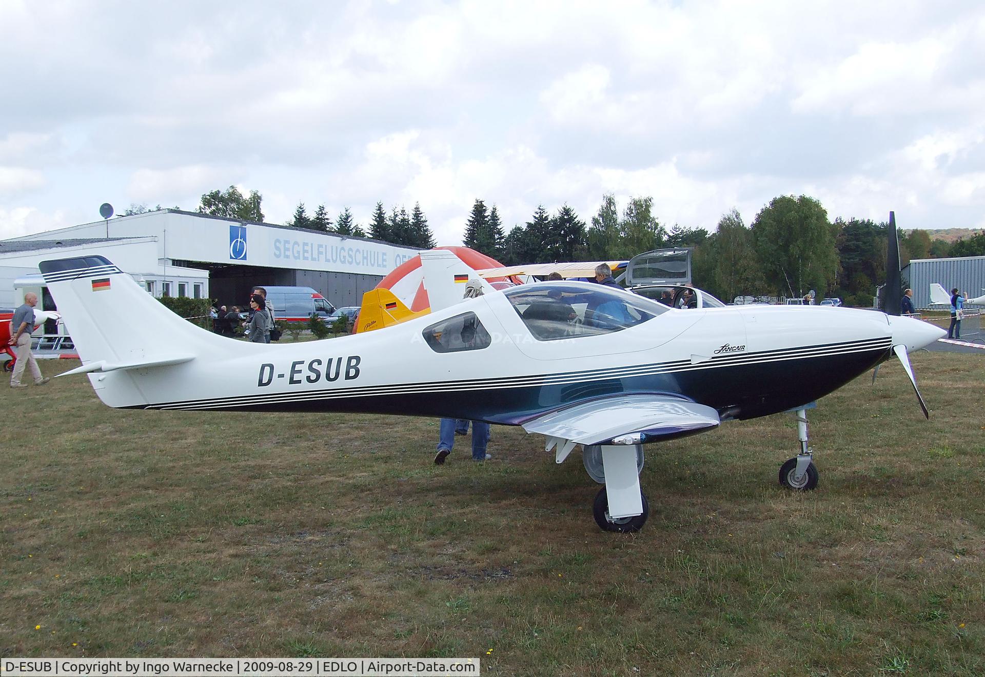 D-ESUB, Lancair Legacy 2000 C/N L2K-183, Lancair Legacy 2000 at the 2009 OUV-Meeting at Oerlinghausen airfield
