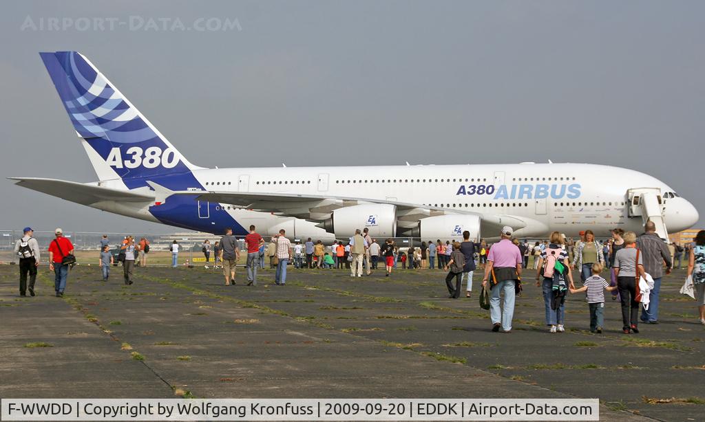 F-WWDD, 2005 Airbus A380-861 C/N 004, Tag der offenen Tür, DLR