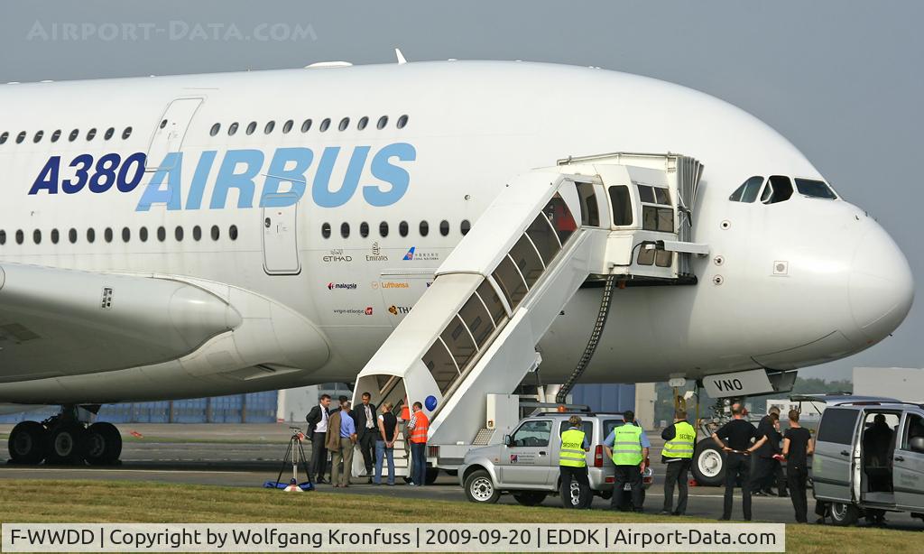F-WWDD, 2005 Airbus A380-861 C/N 004, Tag der offenen Tür, DLR