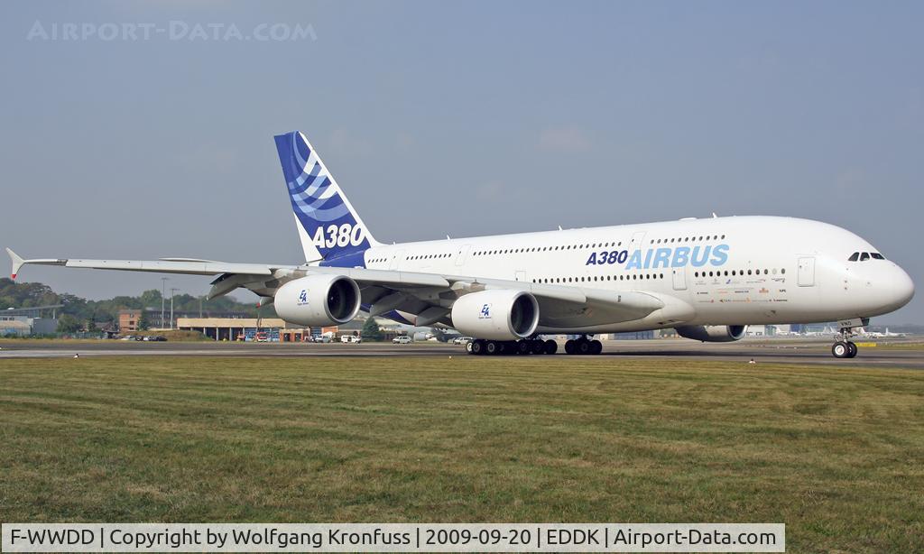 F-WWDD, 2005 Airbus A380-861 C/N 004, Tag der offenen Tür, DLR