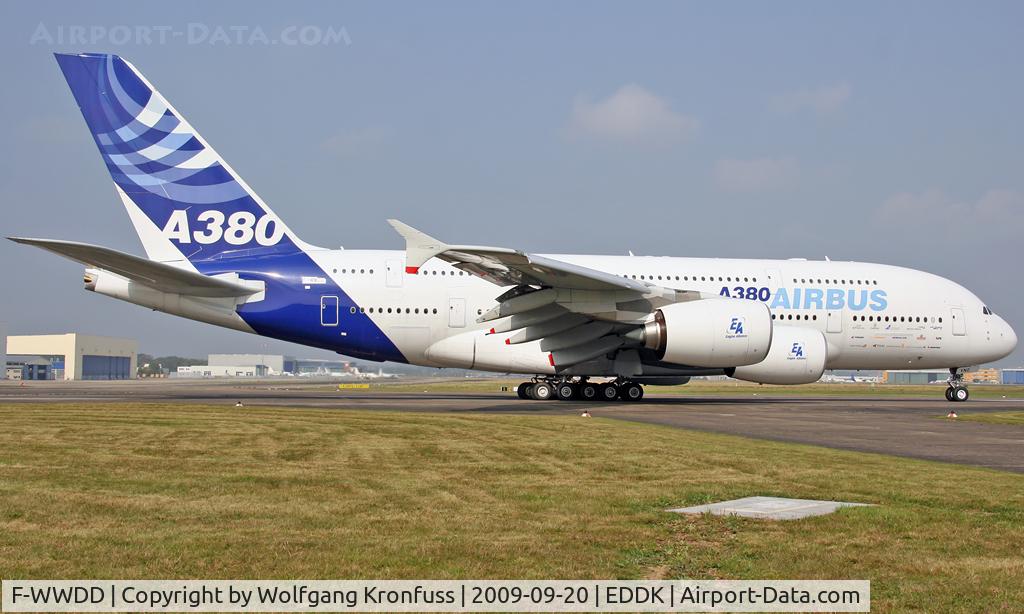 F-WWDD, 2005 Airbus A380-861 C/N 004, Tag der offenen Tür, DLR
