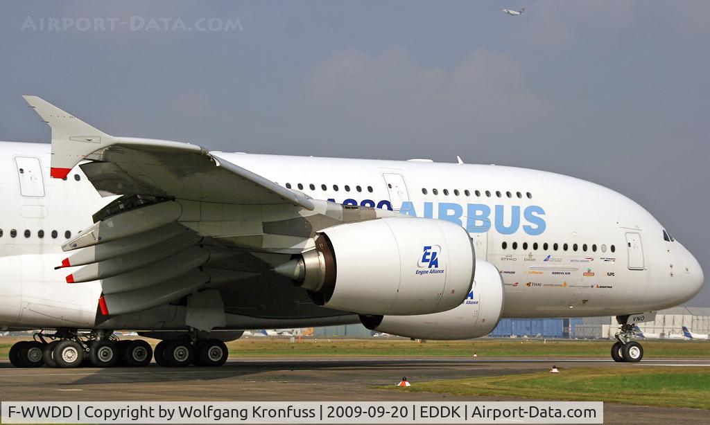 F-WWDD, 2005 Airbus A380-861 C/N 004, Tag der offenen Tür, DLR