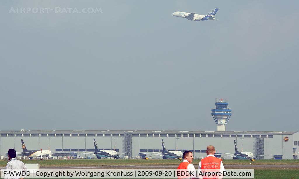 F-WWDD, 2005 Airbus A380-861 C/N 004, Tag der offenen Tür, DLR