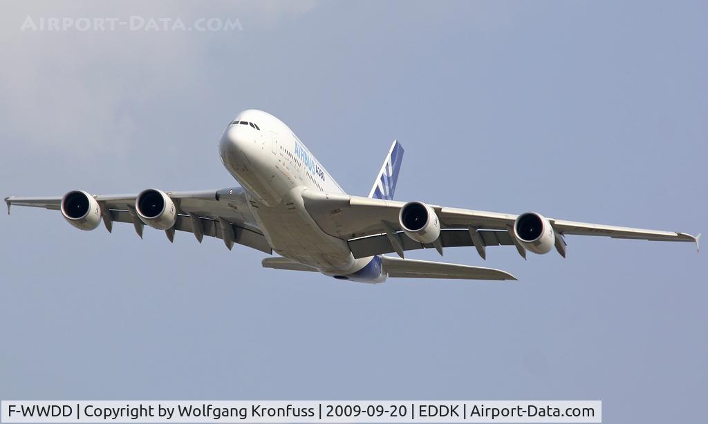 F-WWDD, 2005 Airbus A380-861 C/N 004, Tag der offenen Tür, DLR