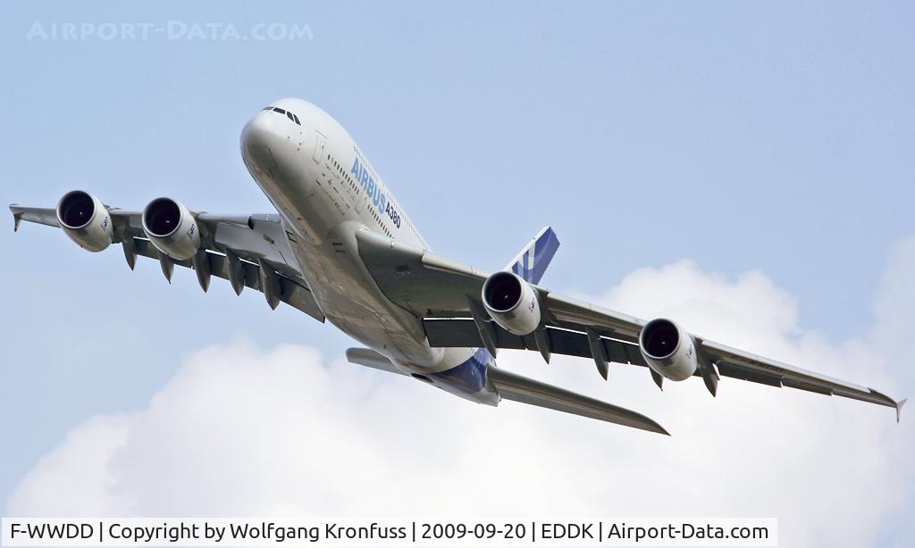 F-WWDD, 2005 Airbus A380-861 C/N 004, Tag der offenen Tür, DLR