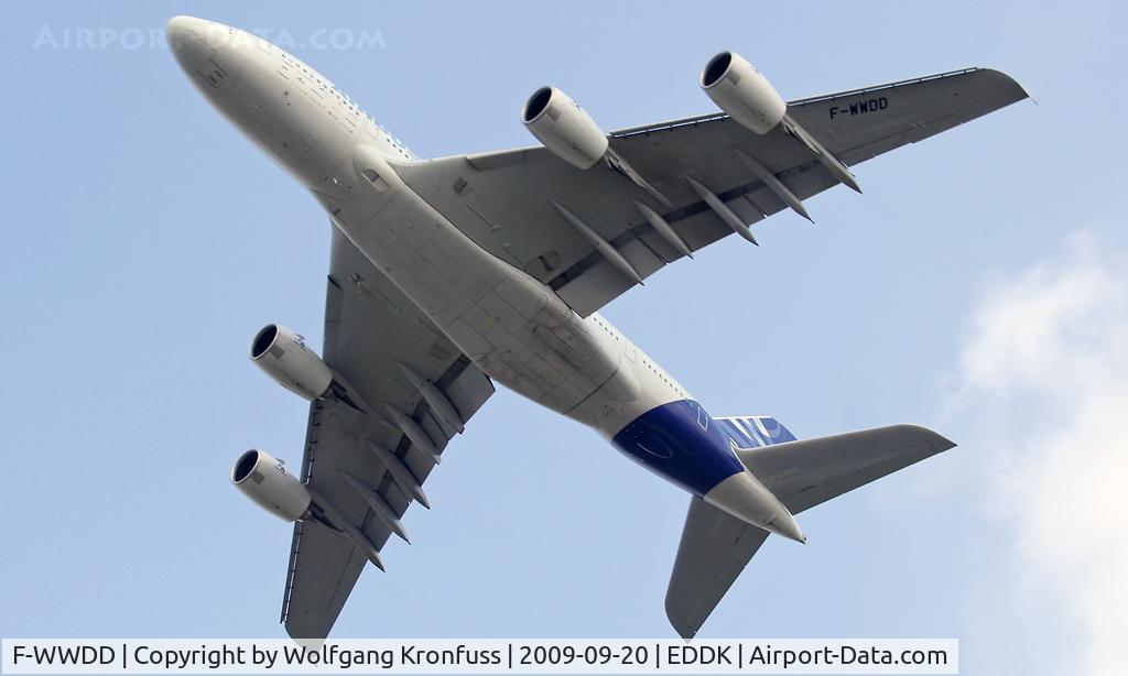 F-WWDD, 2005 Airbus A380-861 C/N 004, Tag der offenen Tür, DLR
