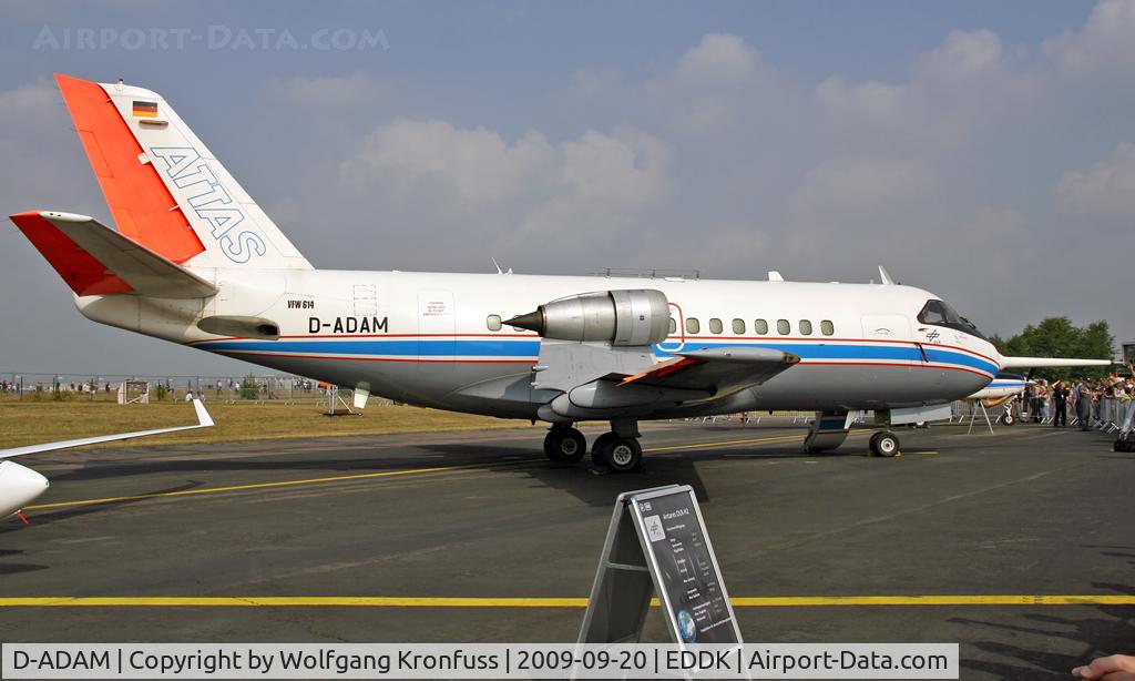 D-ADAM, 1978 VFW-Fokker VFW-614 C/N G17, Tag der offenen Tür, DLR