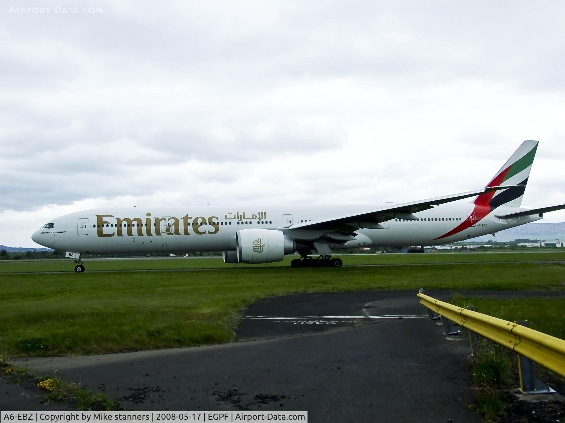 A6-EBZ, 2007 Boeing 777-31H/ER C/N 32713, 