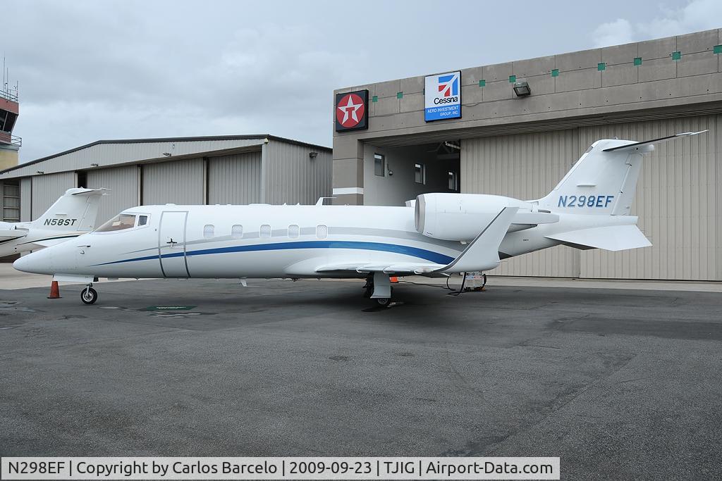 N298EF, 1997 Learjet Inc 60 C/N 103, Sitting at the ramp of Million Air FBO.