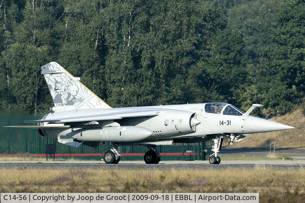 C14-56, Dassault Mirage F.1M C/N 71, Esc 142 tiger markings for the 2009 NATO Tiger Meet