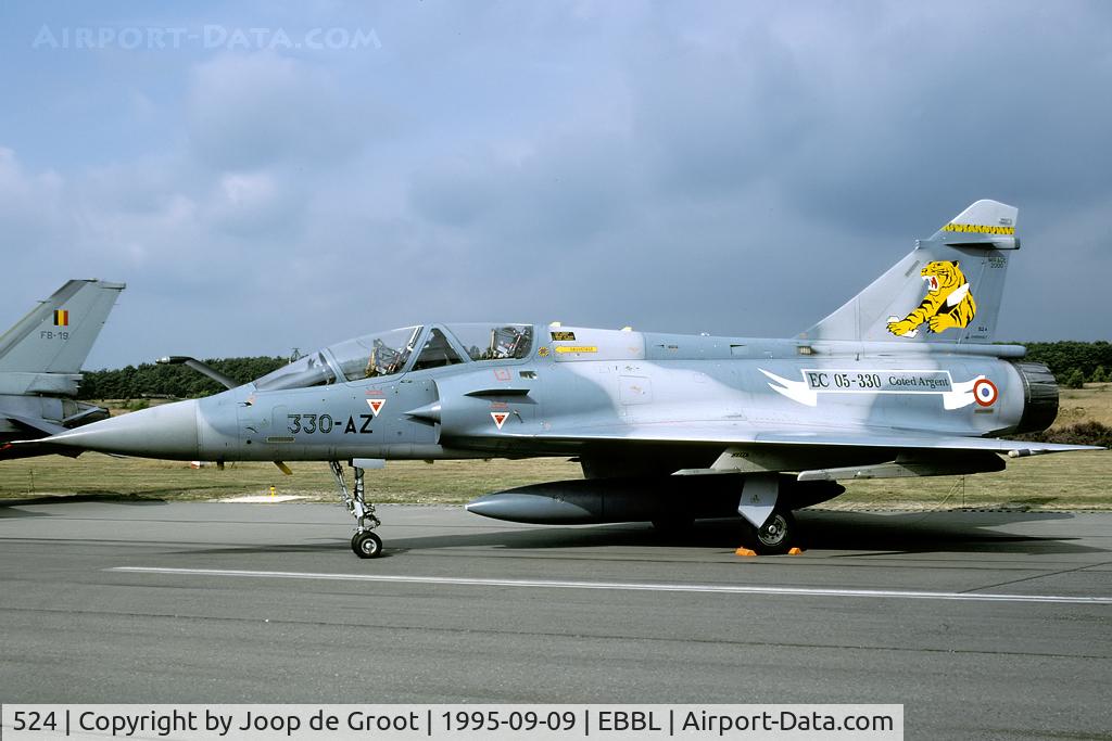 524, Dassault Mirage 2000B C/N 390, EC05.330 paint scheme for the 1995 NATO Tiger Meet