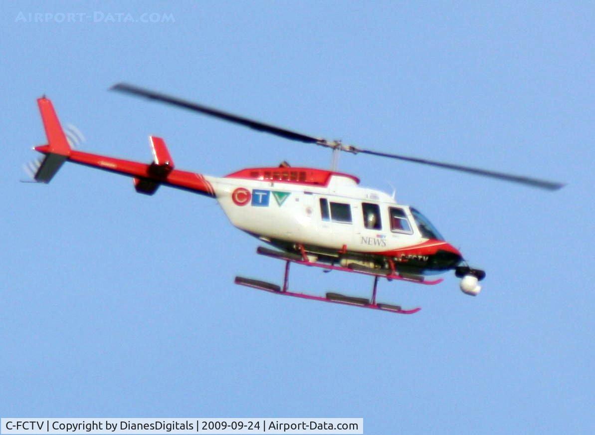 C-FCTV, 2007 Bell 206L-4 LongRanger IV LongRanger C/N 52351, Covering an accident on Hwy 400 today.