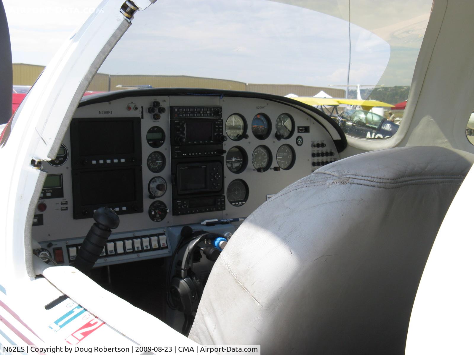 N62ES, 1997 Lancair ES C/N 010, 1997 Beushausen LANCAIR ES, Continental IO-550, panel