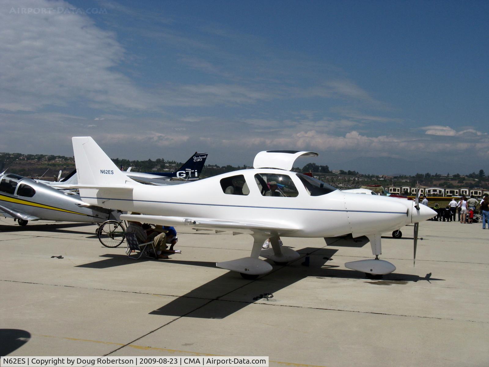 N62ES, 1997 Lancair ES C/N 010, 1997 Beushausen LANCAIR ES, Continental IO-550