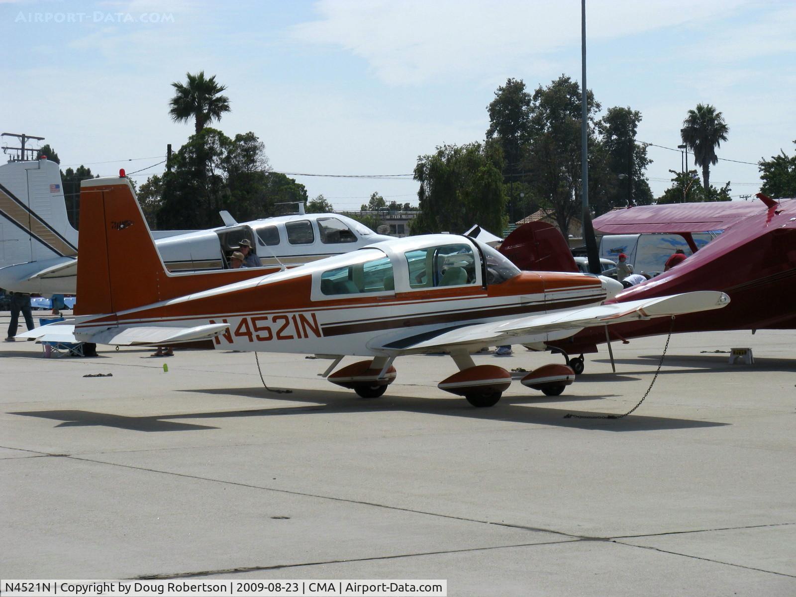 N4521N, 1979 Gulfstream American Corp AA-5B C/N AA5B1073, 1979 Gulfstream American AA-5B TIGER, Lycoming O&VO-360 180 Hp