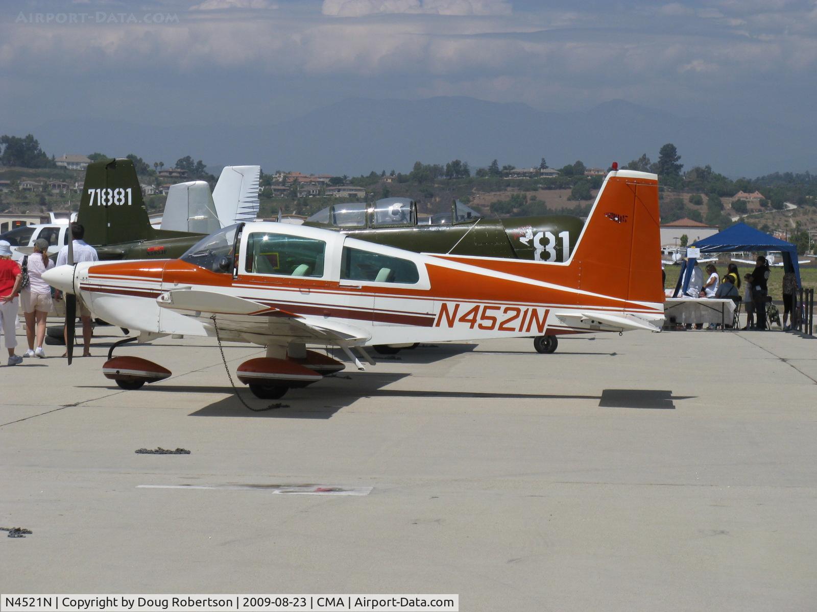 N4521N, 1979 Gulfstream American Corp AA-5B C/N AA5B1073, 1979 Gulfstream American AA-5B TIGER, Lycoming O&VO-360 180 Hp