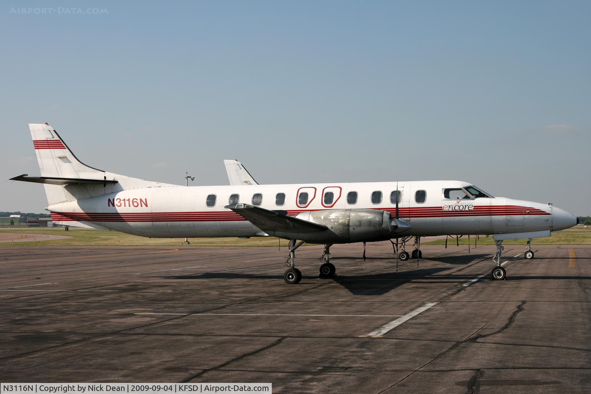 N3116N, 1984 Fairchild SA-227AC Metro III C/N AC-596, KFSD