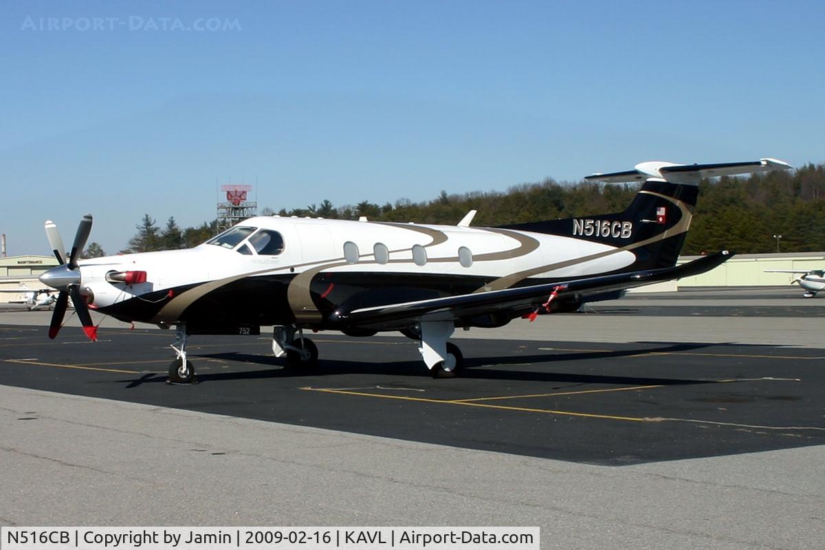 N516CB, 2006 Pilatus PC-12/47 C/N 752, When compared to a TBM 700 or Malibu Meridian, this airplane is a giant.