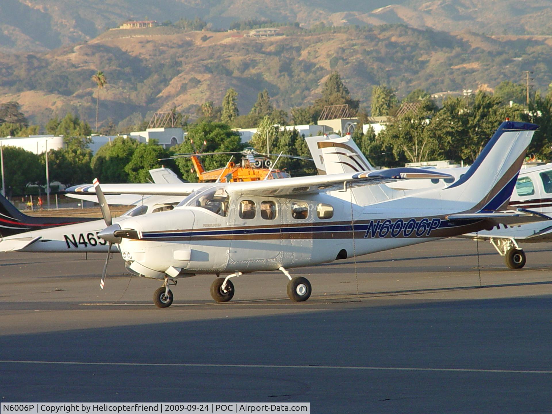 N6006P, 1978 Cessna P210N Pressurised Centurion C/N P21000135, Parked in Brackett Transient Parking