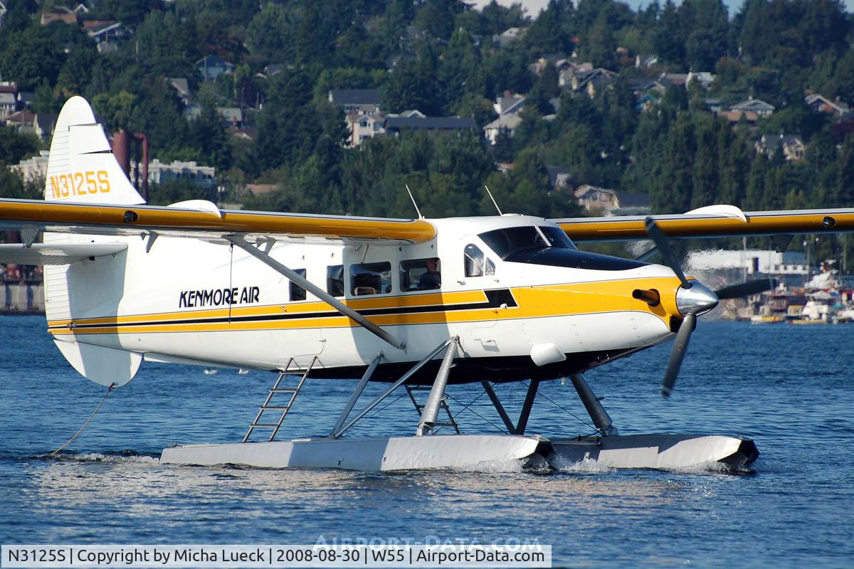 N3125S, 1960 De Havilland Canada DHC-3T Vazar Turbine Otter Otter C/N 407, At Lake Union, Seattle, WA