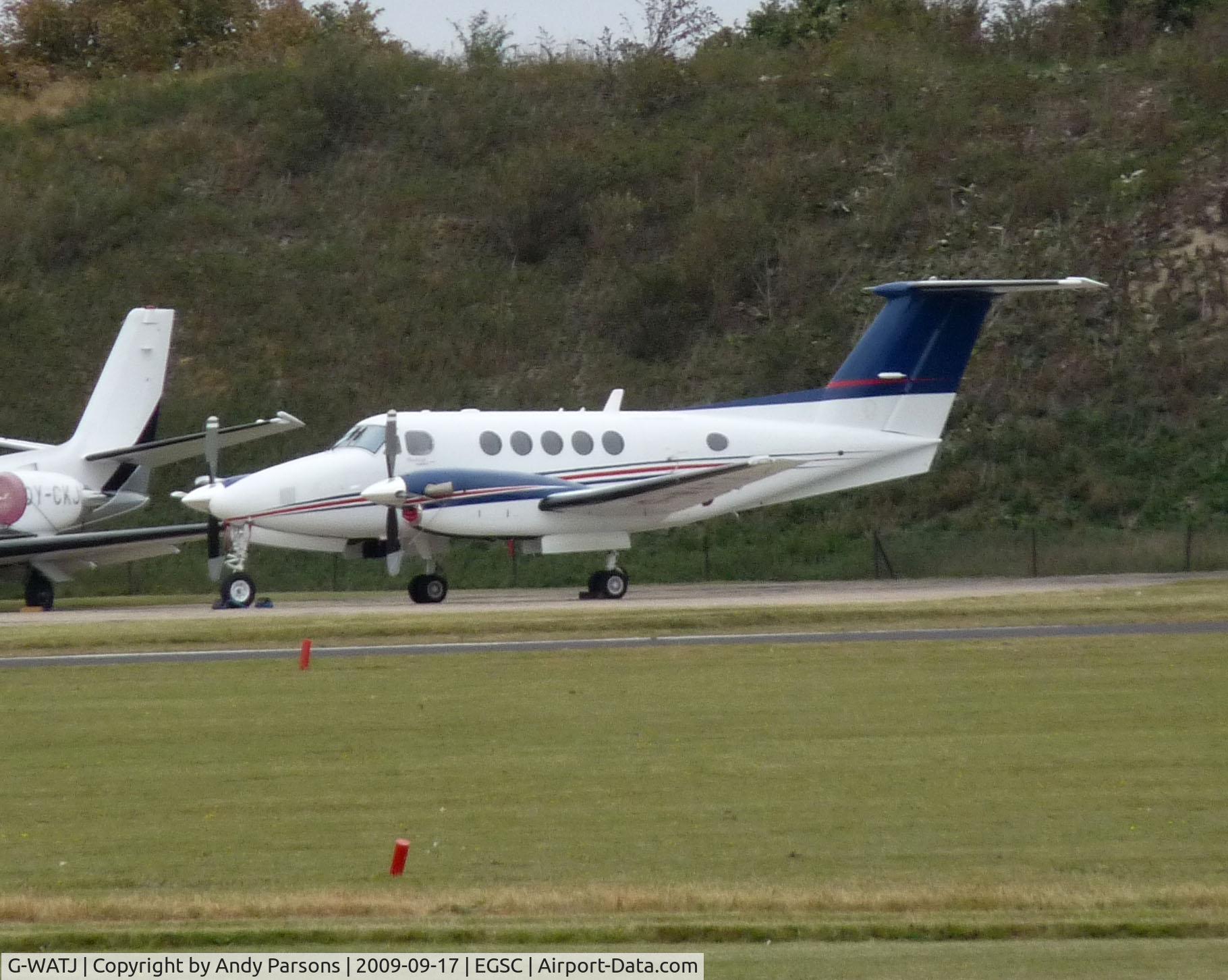 G-WATJ, 2007 Hawker Beechcraft B200GT King Air C/N BY-14, At Cambridge