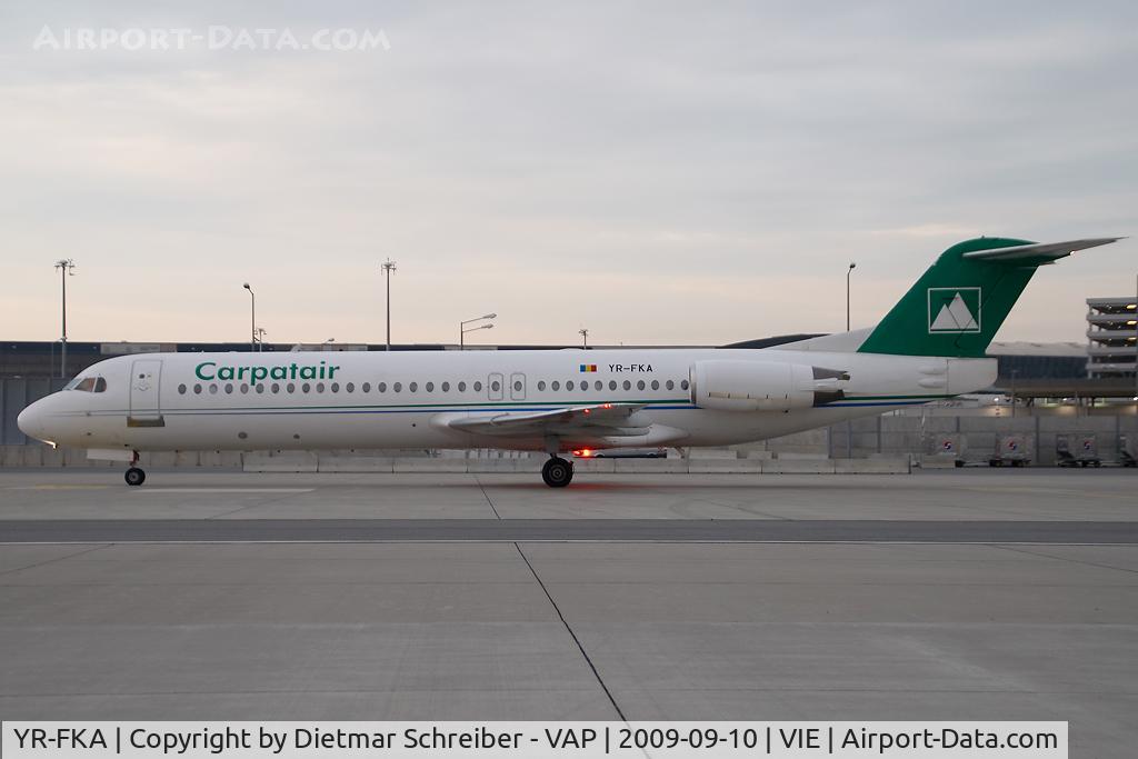 YR-FKA, 1991 Fokker 100 (F-28-0100) C/N 11340, Carpatair Fokker 100
