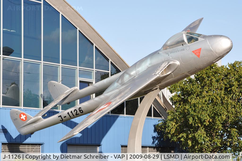 J-1126, De Havilland (FFA) Vampire FB.6 (DH-100) C/N 635, Swiss Air Force Vampire