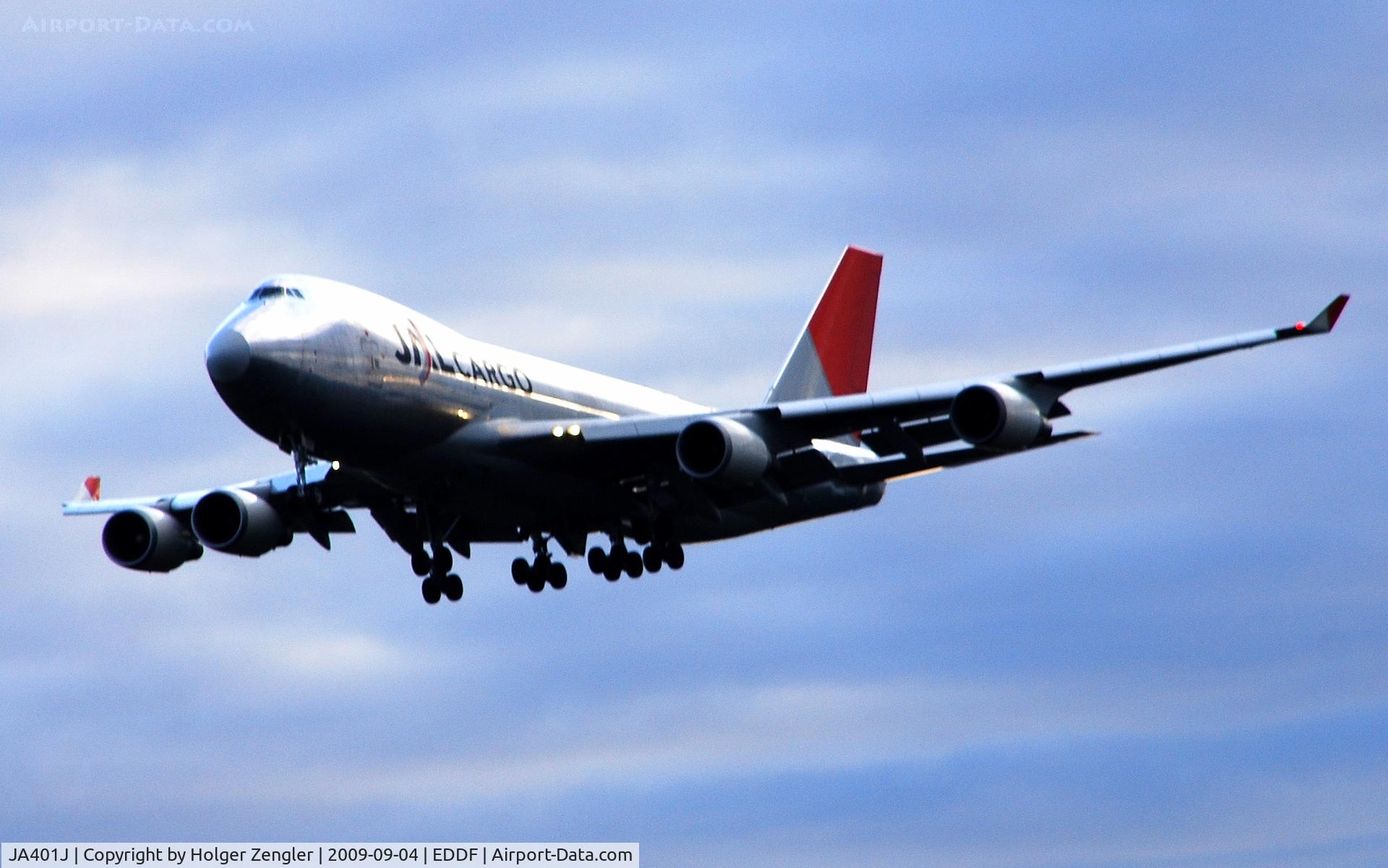 JA401J, 2004 Boeing 747-446F (SCD) C/N 33748, At the end of a long trip