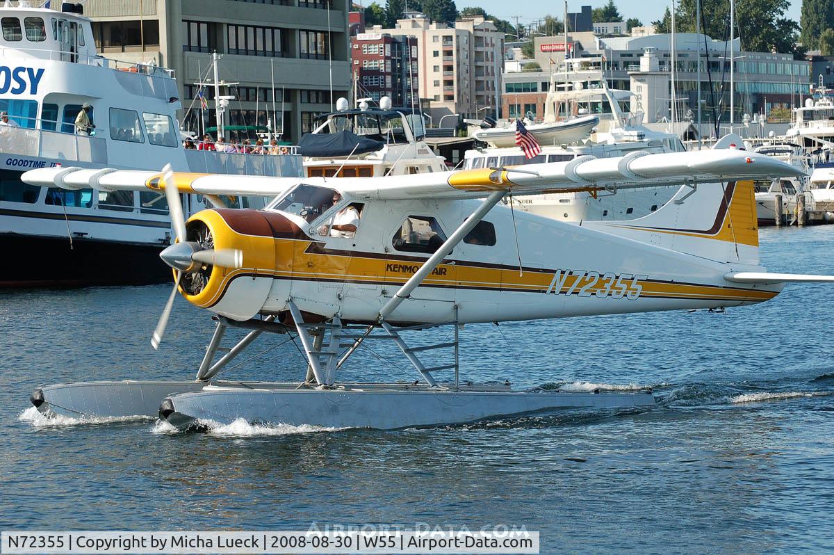 N72355, 1957 De Havilland Canada U-6A Beaver C/N 1164, At Lake Union, Seattle, WA