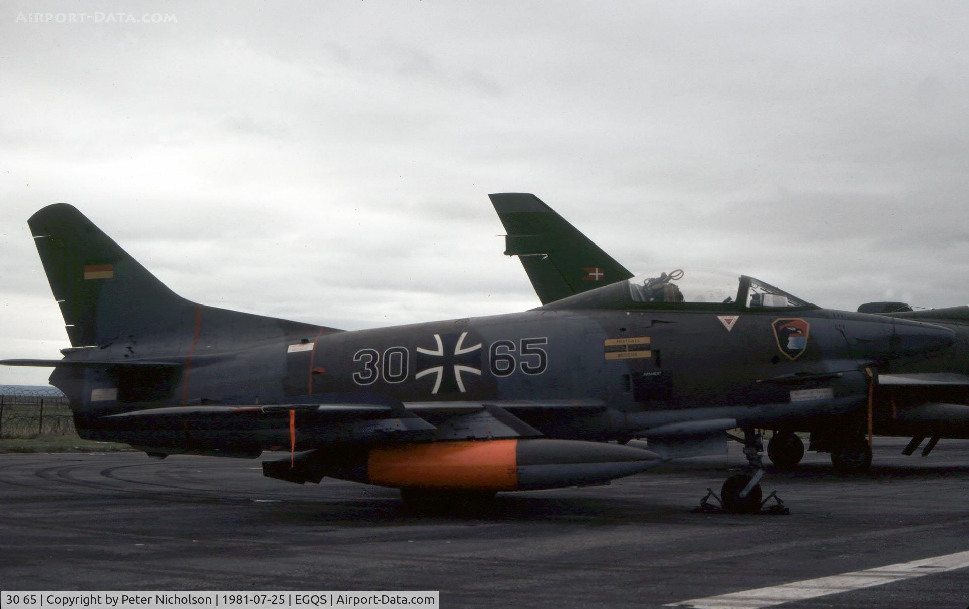 30 65, Fiat G-91R/3 C/N D326, Fiat G-91R-3 of LKG-41 at the 1981 RAF Lossiemouth Airshow.