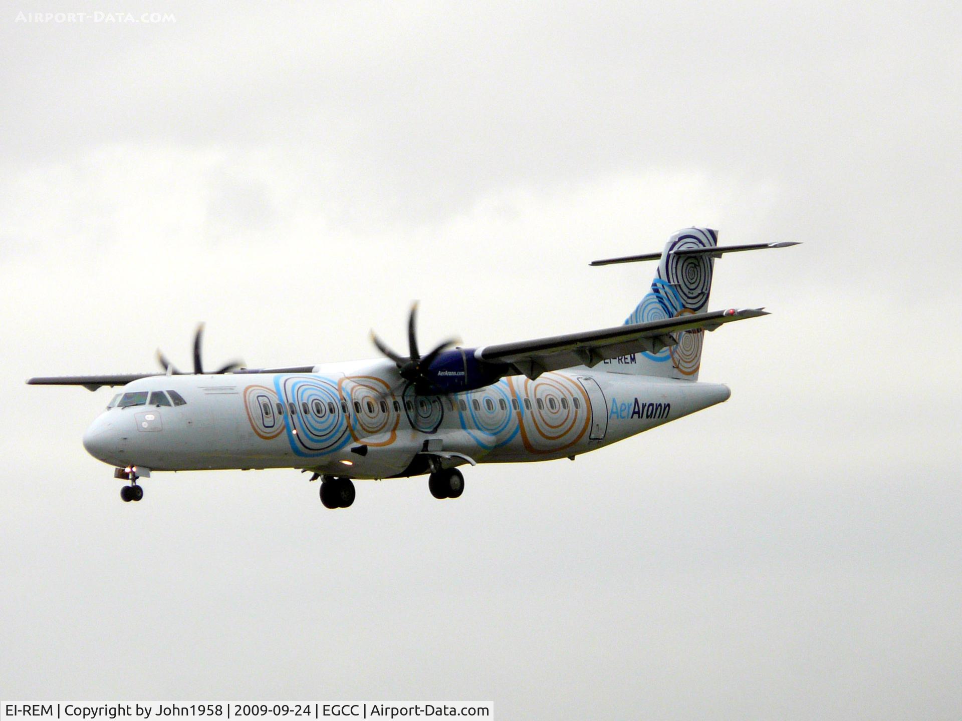 EI-REM, 2007 ATR 72-212A C/N 760, About to land