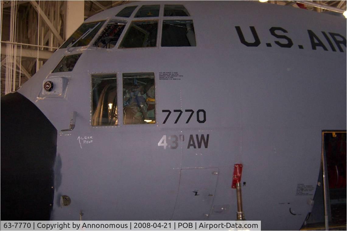 63-7770, 1963 Lockheed C-130E-LM Hercules C/N 382-3836, C-130E 63-7770 in final ISO inspection prior to Boneyard Flight