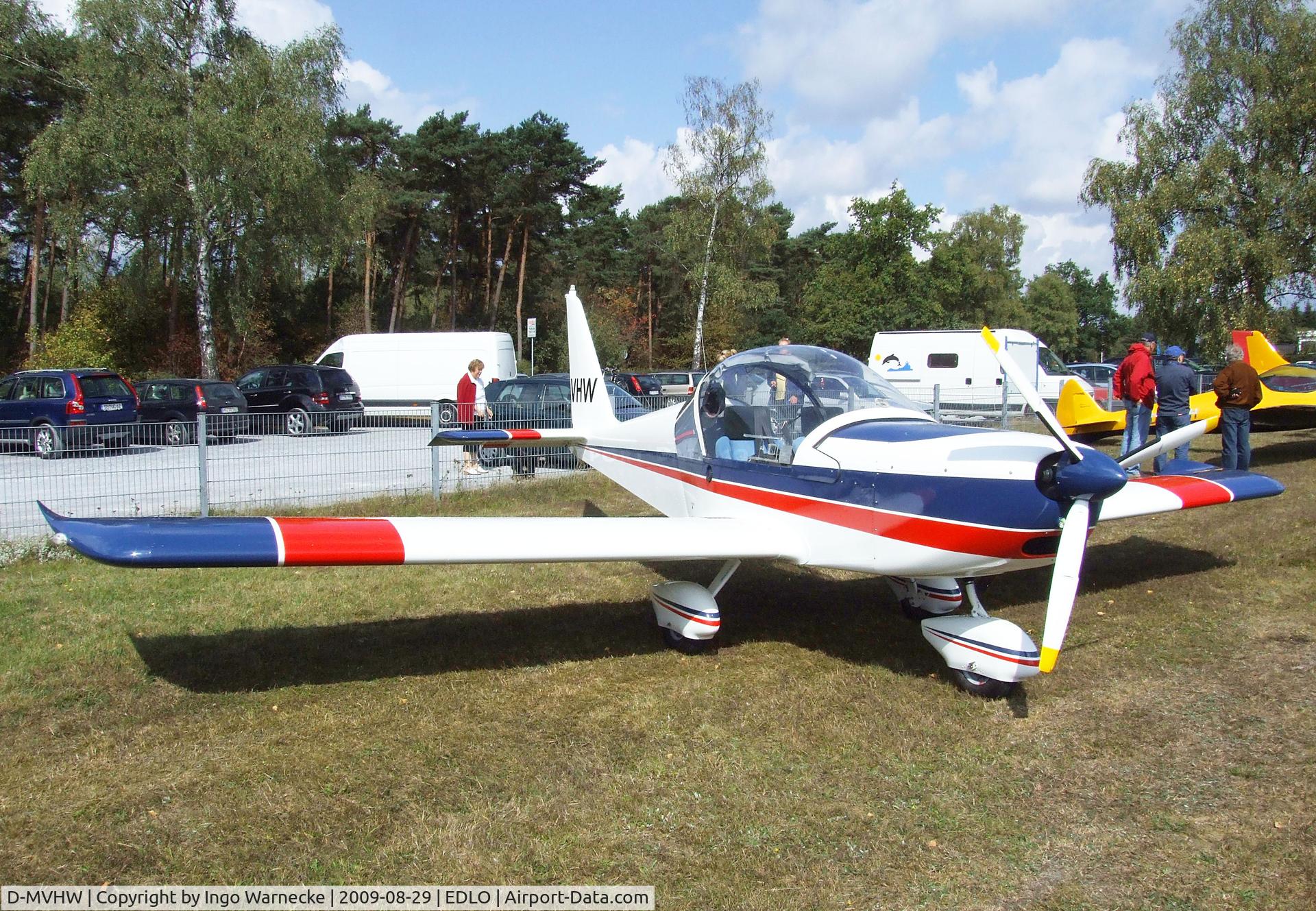D-MVHW, Evektor EV-97 Eurostar C/N Not found D-MVHW, Evektor EV-97 Eurostar at the 2009 OUV-Meeting at Oerlinghausen airfield