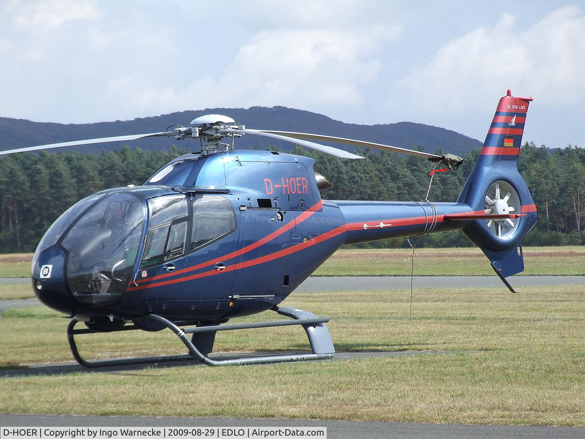 D-HOER, 2001 Eurocopter EC-120B Colibri C/N 1203, Eurocopter EC120B Colibri at Oerlinghausen airfield