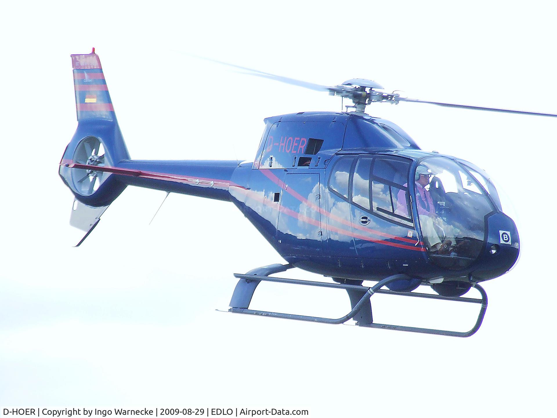 D-HOER, 2001 Eurocopter EC-120B Colibri C/N 1203, Eurocopter EC120B Colibri at Oerlinghausen airfield