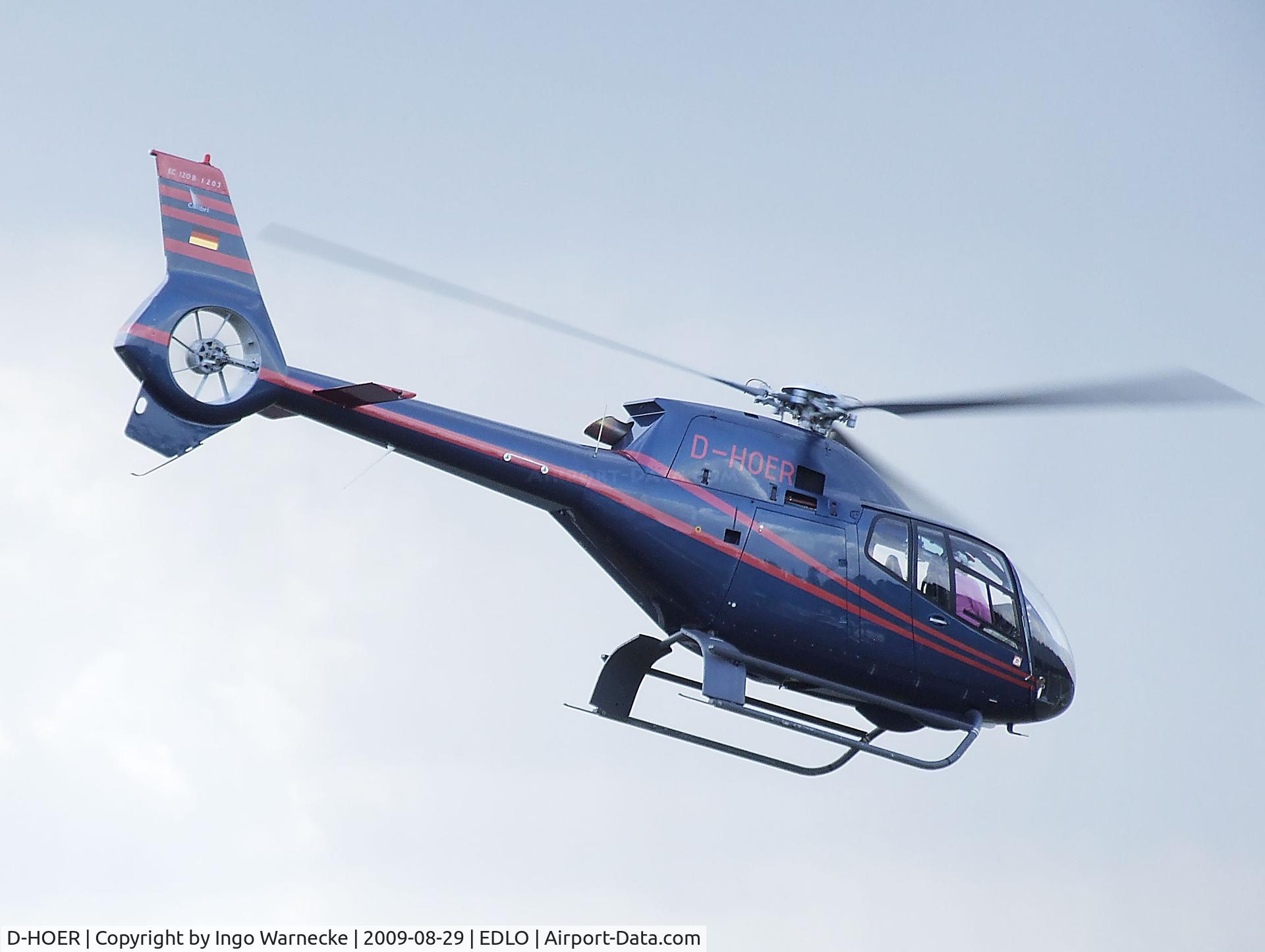 D-HOER, 2001 Eurocopter EC-120B Colibri C/N 1203, Eurocopter EC120B Colibri at Oerlinghausen airfield