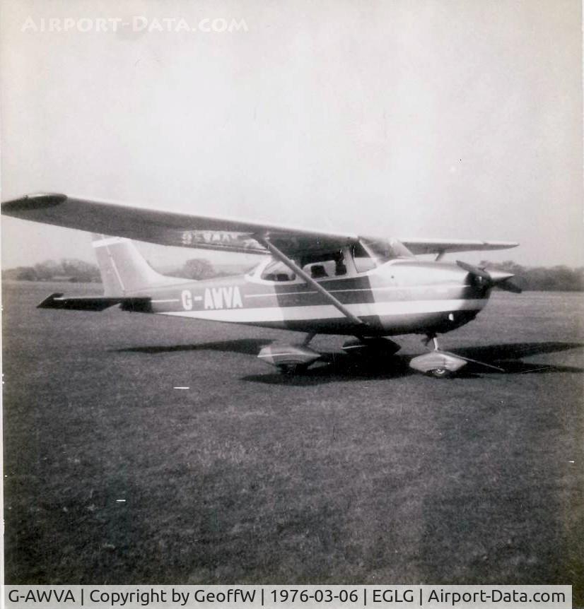 G-AWVA, 1968 Reims F172H Skyhawk C/N 0597, G-AWVA Panshanger March 1976