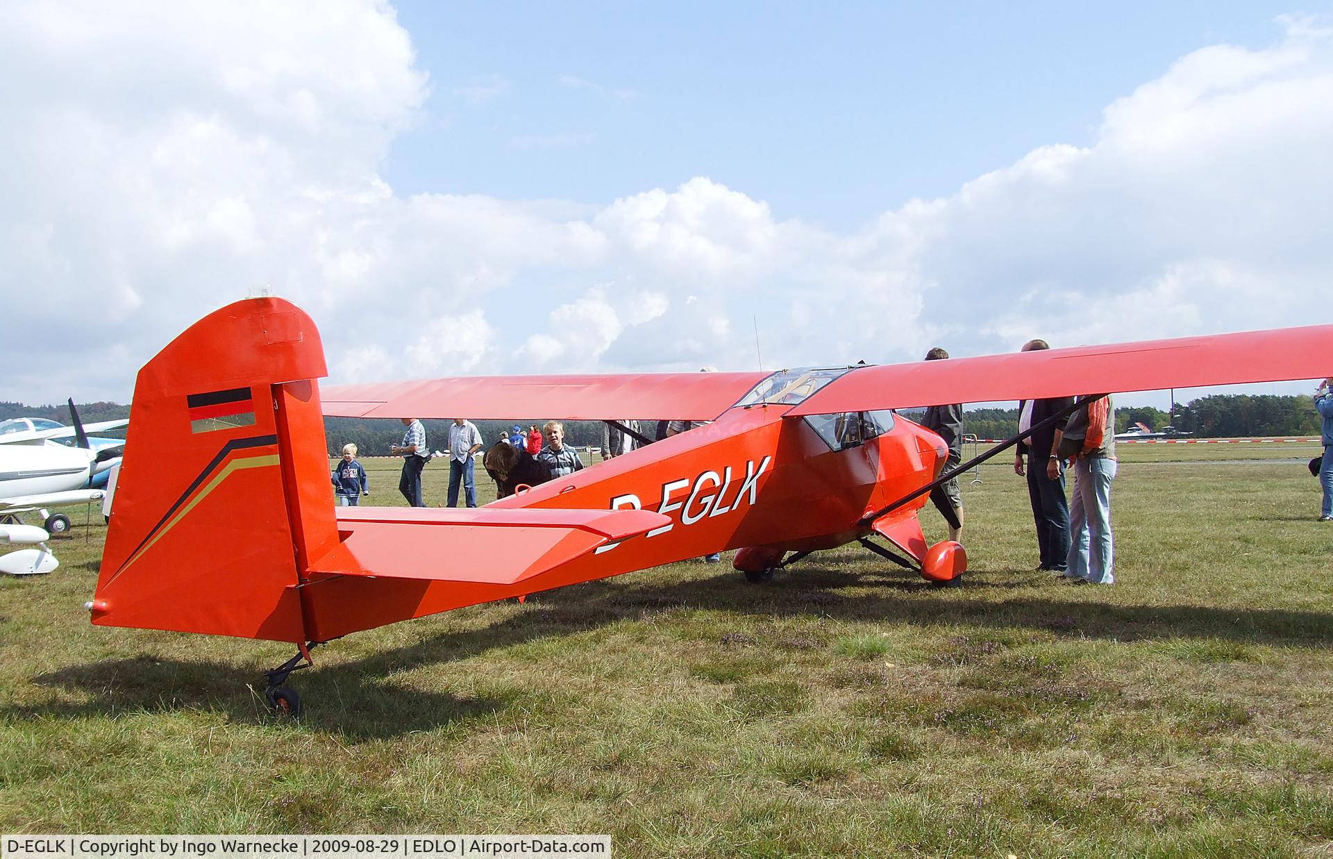 D-EGLK, Schwämmle HS-3 Motorlerche C/N 844, Schwämmle HS-3 Motorlerche at the 2009 OUV-Meeting at Oerlinghausen airfield